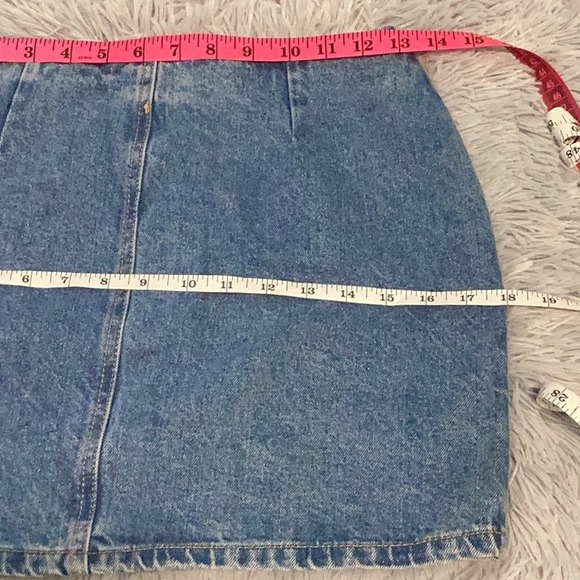 Pull & Bear denim mini skirt size 26 - Picture 4 of 5